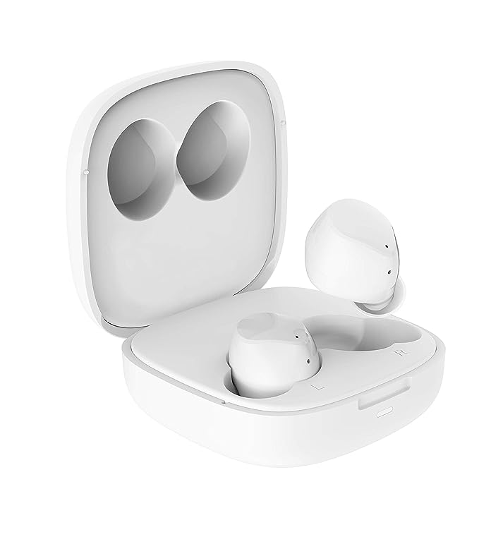 Tecno Hipods H2 True Wireless in Ear Earphones (TWS- White) with Mic, Real Stereo Sound, 24 Hrs of Music, BT 5.0, IPX4 Water Resistance, Noise Cancellation and Smart Touch Controls Tecno Hipods H2 True Wireless in Ear Earphones (TWS- White) with Mic, Real Stereo Sound, 24 Hrs of Music, BT 5.0, IPX4 Water Resistance, Noise Cancellation and Smart Touch Controls